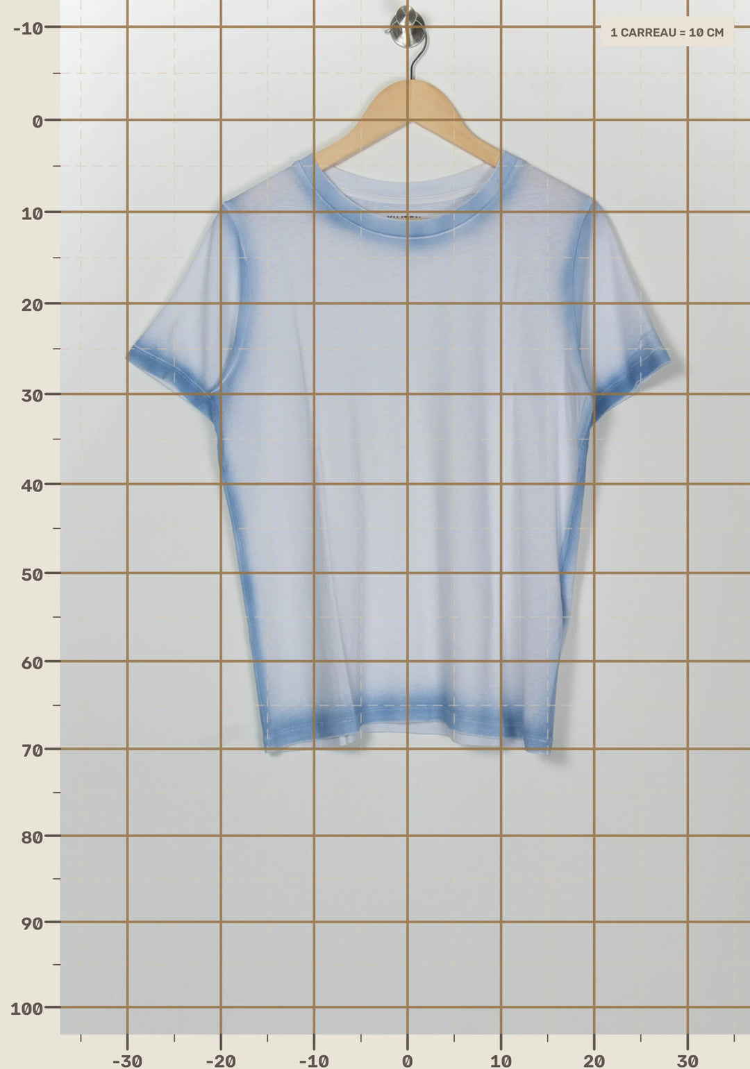 Tee-shirt Bleu et Blanc - Taille L/40 de la marque Kujten | PARAD126336 - Vendu par Paradigme - Image 4