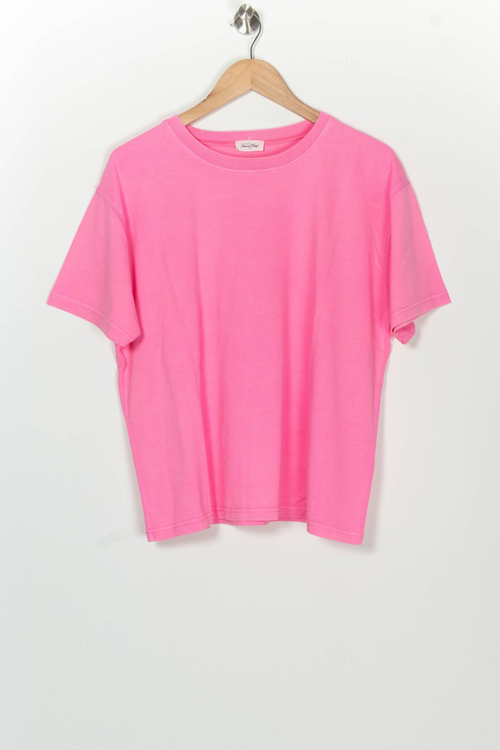 Tee-shirt Rose - Taille M/38 de la marque American Vintage | PARAD126338 - Vendu par Paradigme - Image 2