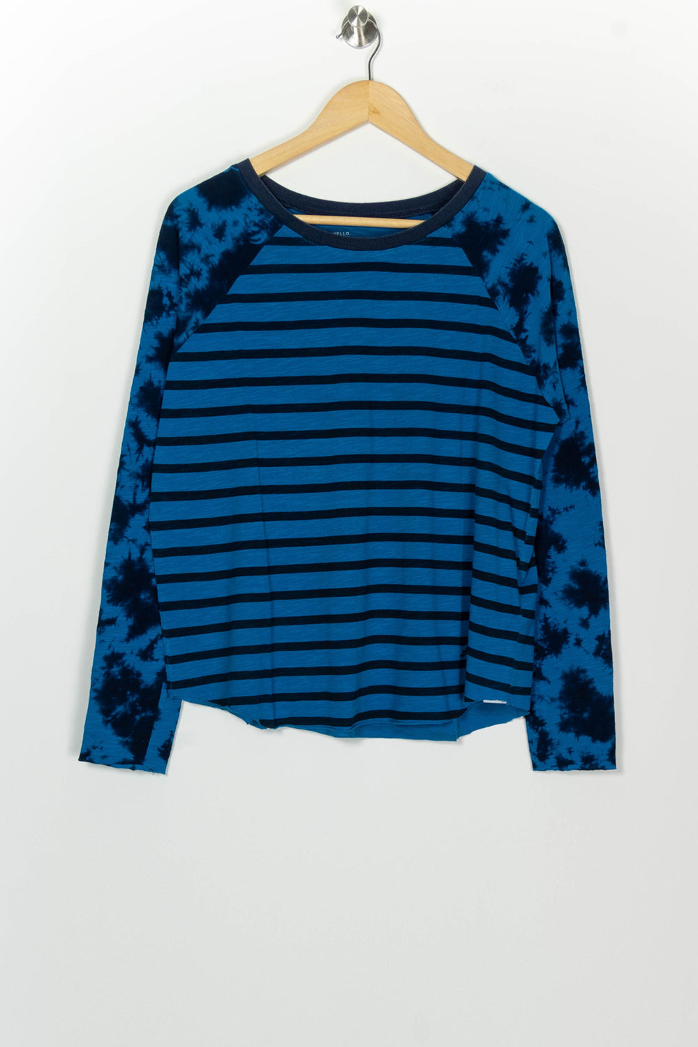 Tee-shirt à manches longues Bleu et Noir - Taille M/38 de la marque Léon & Harper | PARAD126342 - Vendu par Paradigme - Image 2