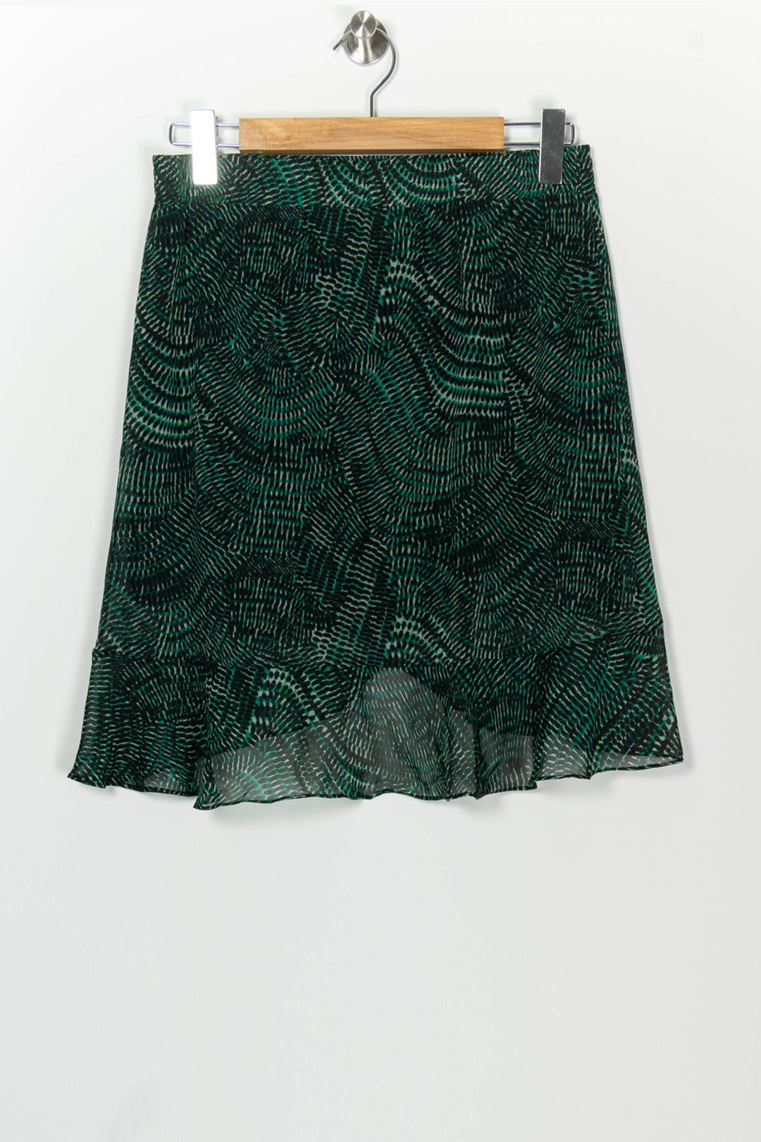 Jupe Verte et Noire - Taille S/36 de la marque La Fée Maraboutée | PARAD126345 - Vendu par Paradigme - Image 5