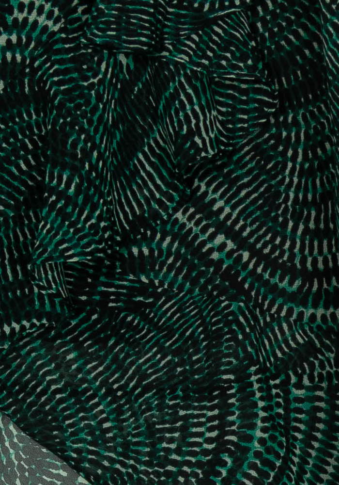 Jupe Verte et Noire - Taille S/36 de la marque La Fée Maraboutée | PARAD126345 - Vendu par Paradigme - Image 3