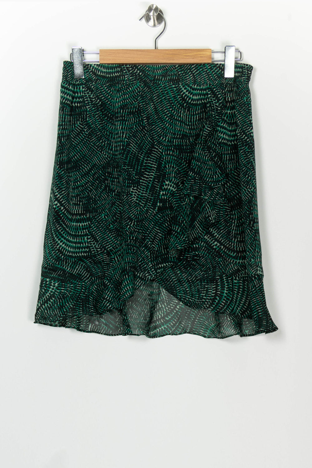 Jupe Verte et Noire - Taille S/36 de la marque La Fée Maraboutée | PARAD126345 - Vendu par Paradigme - Image 2