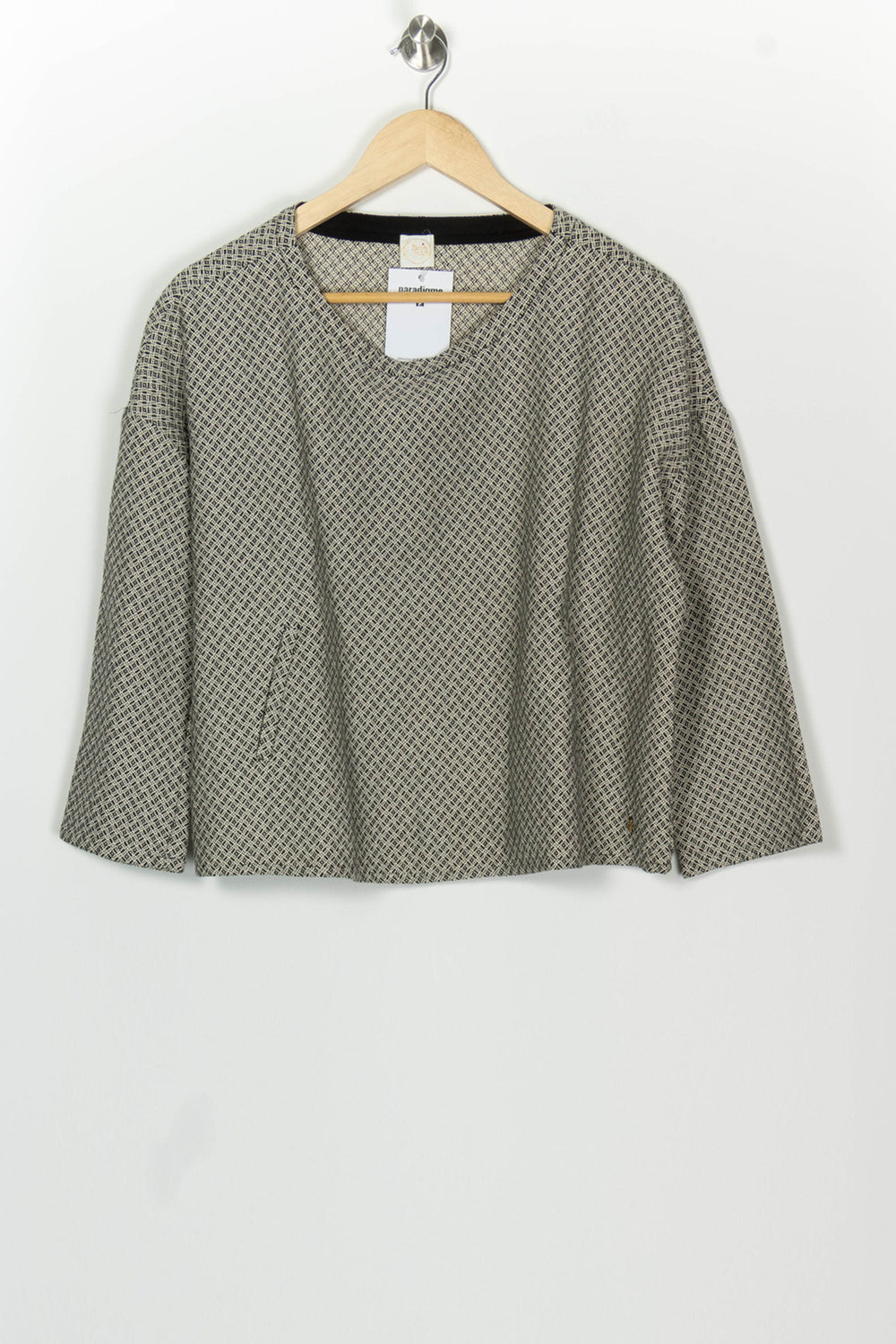 Blouse Noire et Beige - Taille M/38 de la marque Des petits hauts | PARAD126347 - Vendu par Paradigme - Image 2