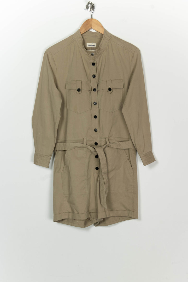 Combishort Beige - Taille M/38 de la marque Zadig&amp;Voltaire | PARAD126356 - Vendu par Paradigme - Image 2