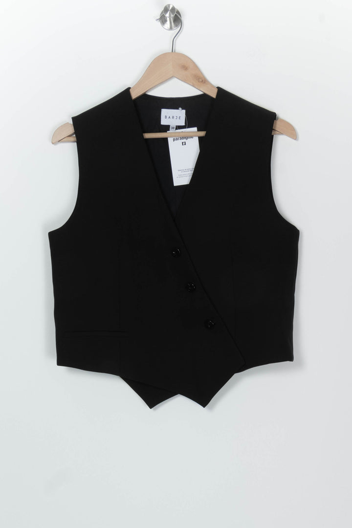 Gilet Noir - Taille M/38 de la marque Barje | PARAD126358 - Vendu par Paradigme - Image 2