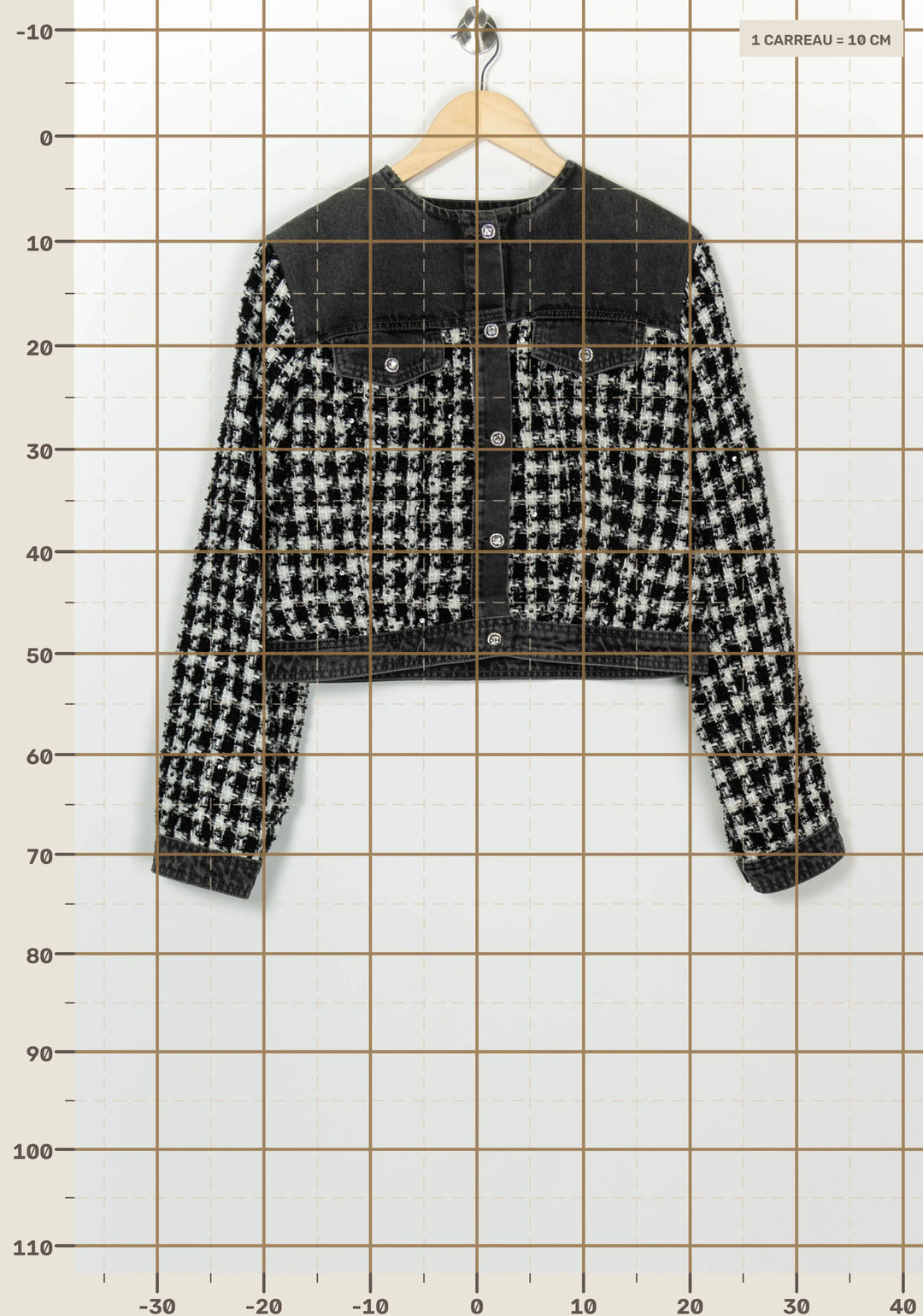 Veste Noire et Blanche - Taille S/36 de la marque Liu Jo | PARAD126360 - Vendu par Paradigme - Image 4