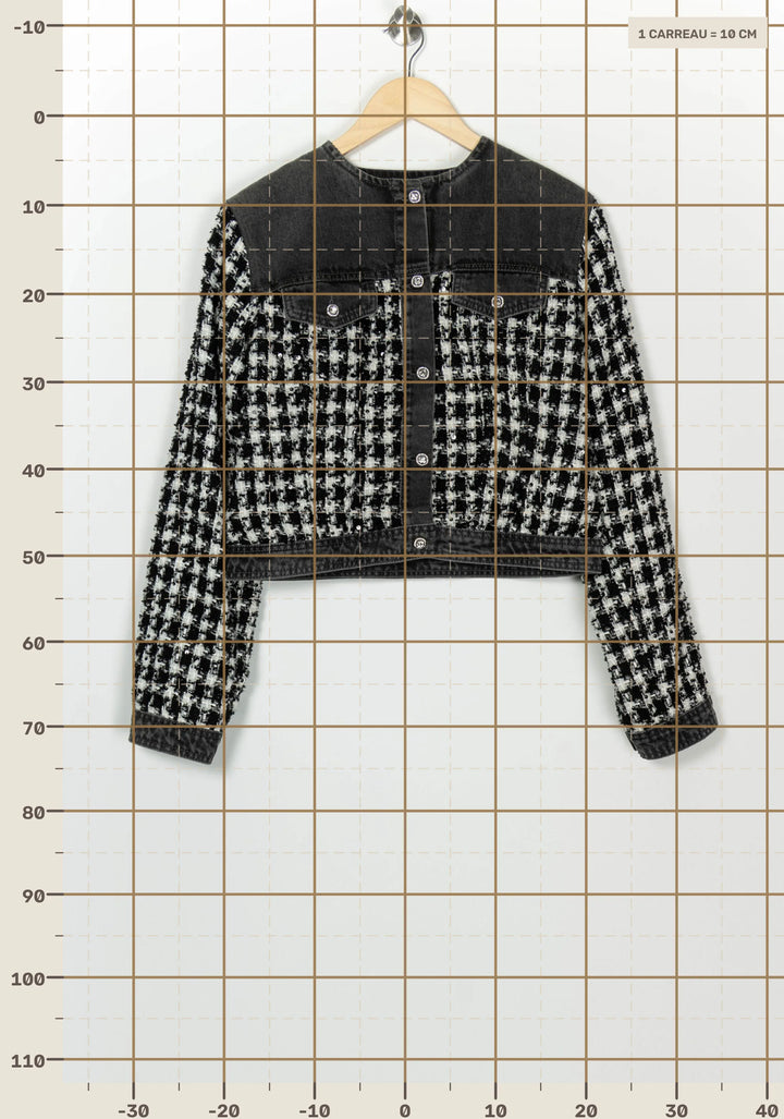 Veste Noire et Blanche - Taille S/36 de la marque Liu Jo | PARAD126360 - Vendu par Paradigme - Image 4