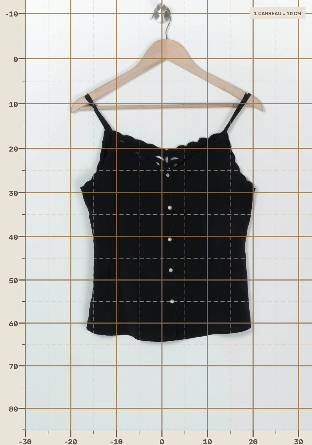 Débardeur Noir - Taille L/40 de la marque La Petite Etoile | PARAD126365 - Vendu par Paradigme - Image 4