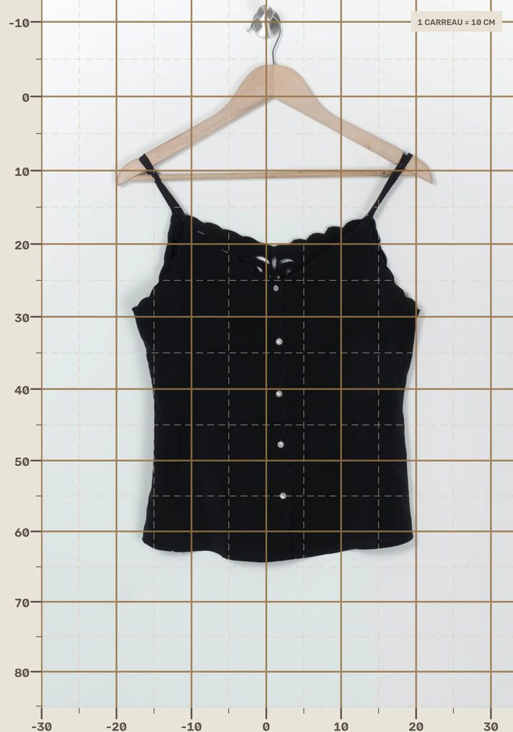 Débardeur Noir - Taille L/40 de la marque La Petite Etoile | PARAD126365 - Vendu par Paradigme - Image 4