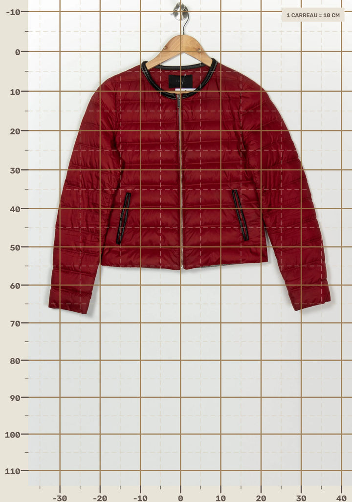 Doudoune Rouge - Taille S/36 de la marque IKKS | PARAD126366 - Vendu par Paradigme - Image 4