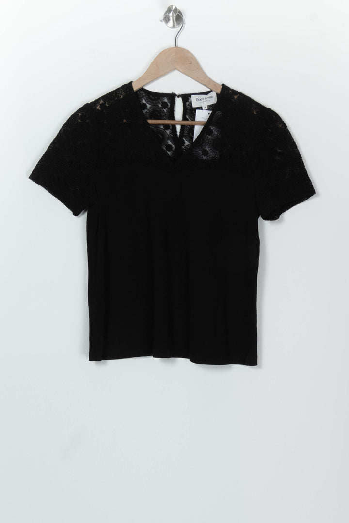 Tee-Shirt Noir - Taille S/36 de la marque Grace &amp; Mila | PARAD126373 - Vendu par Paradigme - Image 2