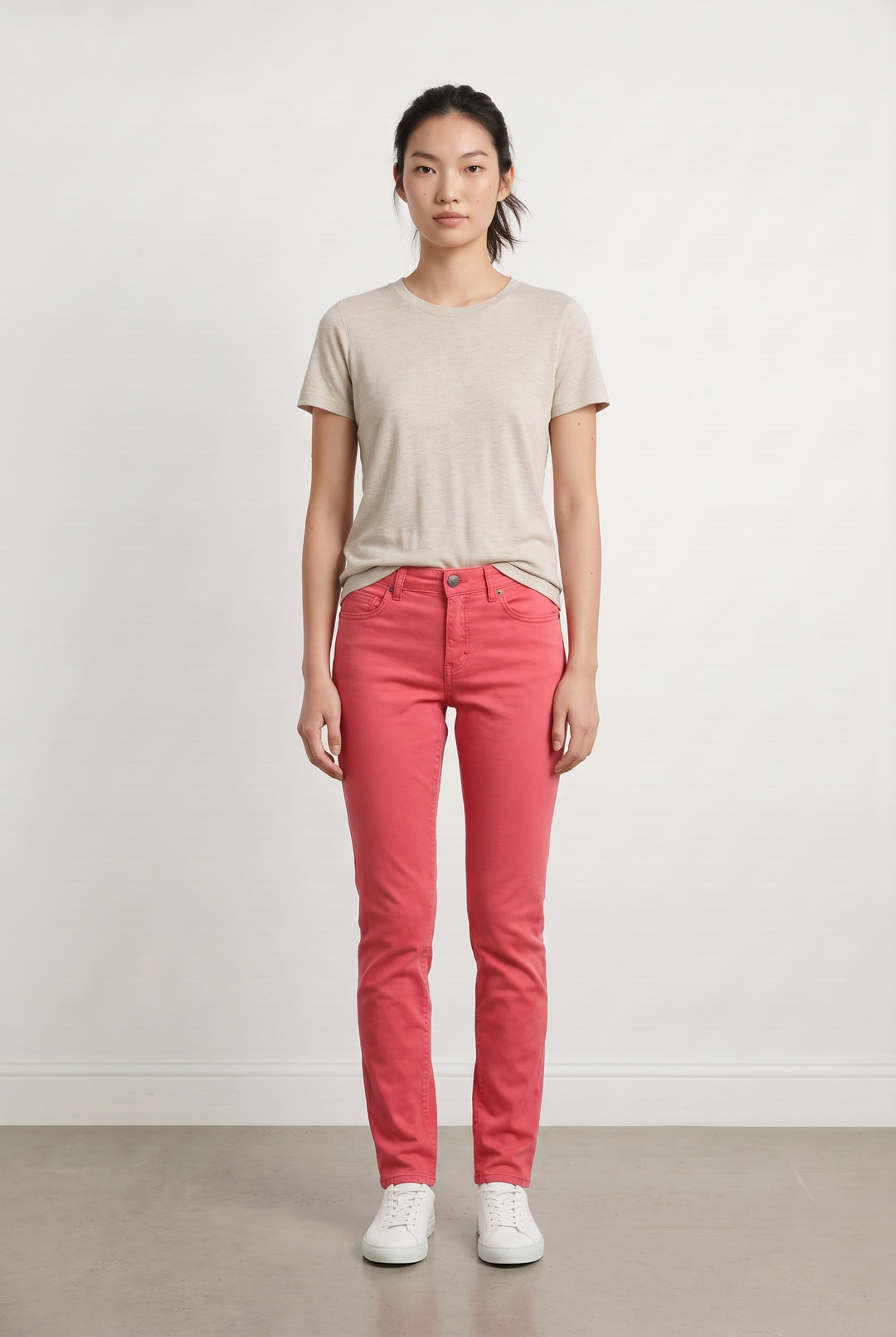 Jean Slim Rose - Taille S/36 de la marque I.Code | PARAD126386 - Vendu par Paradigme - Image 1