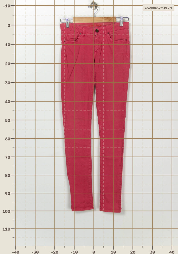 Jean Slim Rose - Taille S/36 de la marque I.Code | PARAD126386 - Vendu par Paradigme - Image 4