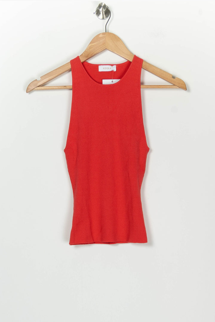 Débardeur Rouge - Taille S/36 de la marque Kookai | PARAD126490 - Vendu par Paradigme - Image 2