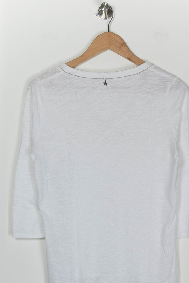 Tee-shirt Blanc - Taille M/38 de la marque Sud express | PARAD126492 - Vendu par Paradigme - Image 5