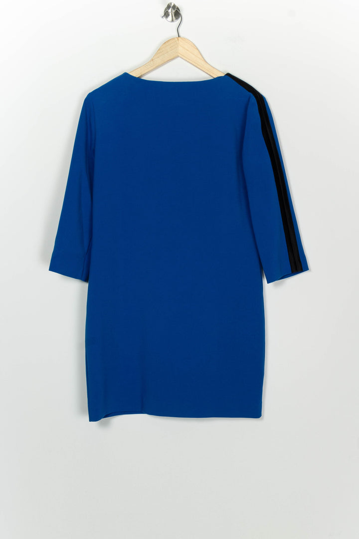 Robe Courte Bleue - Taille S/36 de la marque Sandro | PARAD126502 - Vendu par Paradigme - Image 5