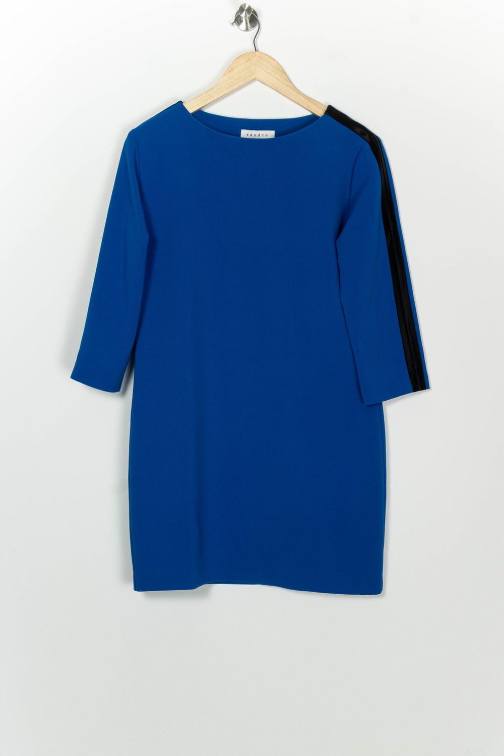 Robe Courte Bleue - Taille S/36 de la marque Sandro | PARAD126502 - Vendu par Paradigme - Image 2