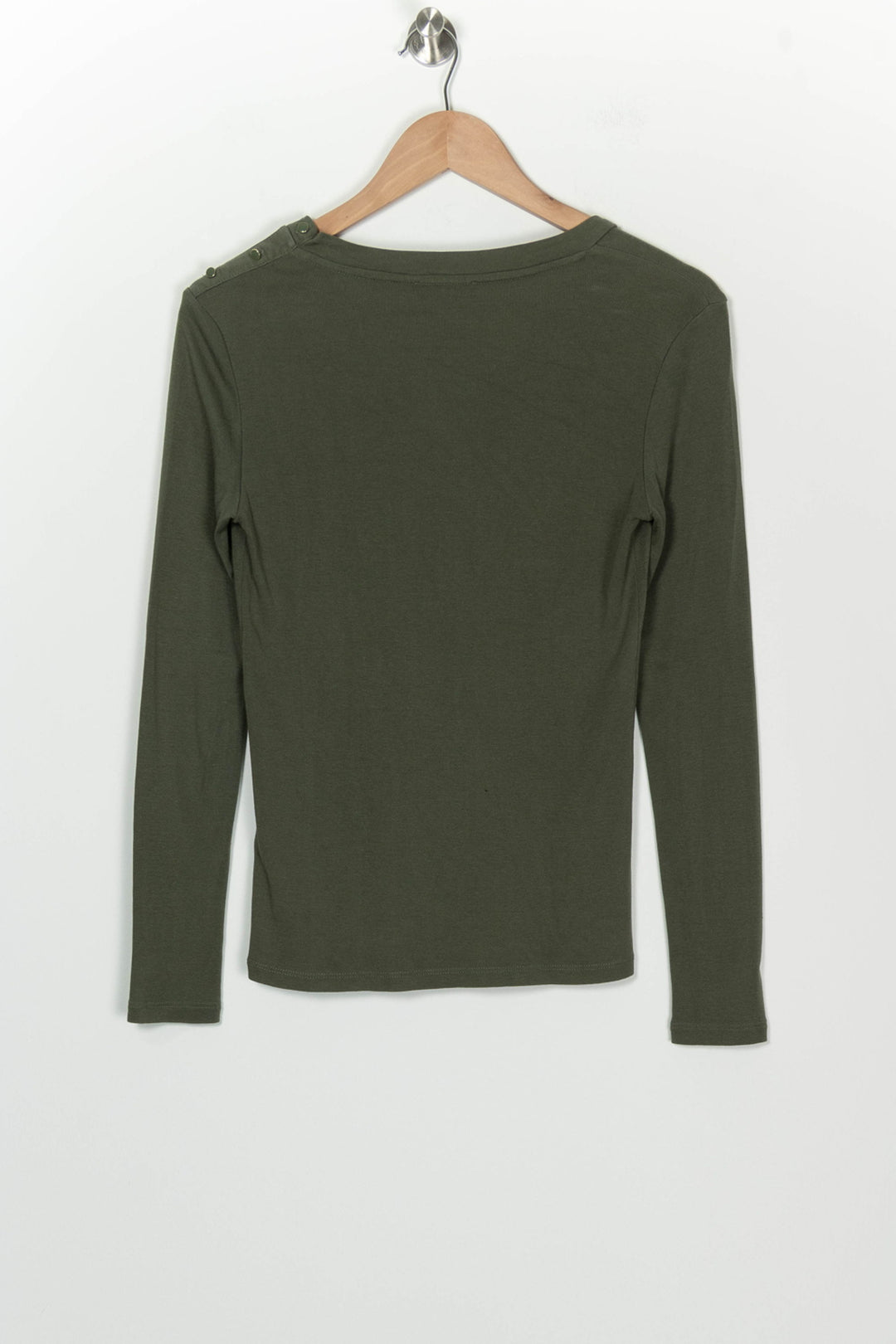 Tee-shirt à manches longues Vert - Taille S/36 de la marque Caroll | PARAD126514 - Vendu par Paradigme - Image 5