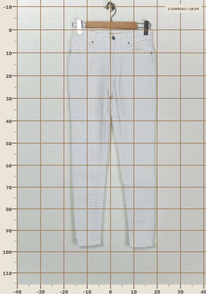 Jean Skinny Blanc - Taille S/36 de la marque Levi&
