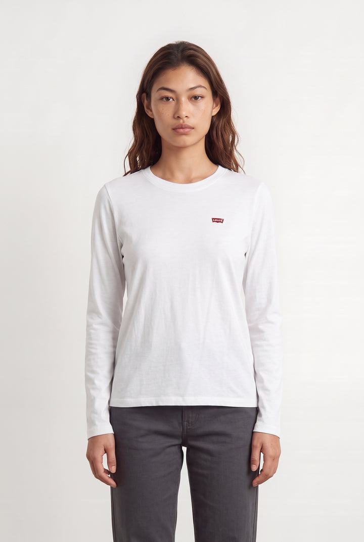 Tee-shirt à manches longues Blanc - Taille M/38 de la marque Levi&