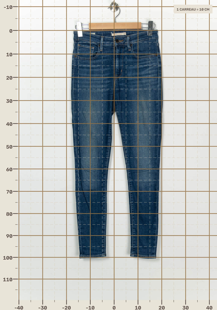 Jean Skinny Bleu Indigo - Taille S/36 de la marque Levi&