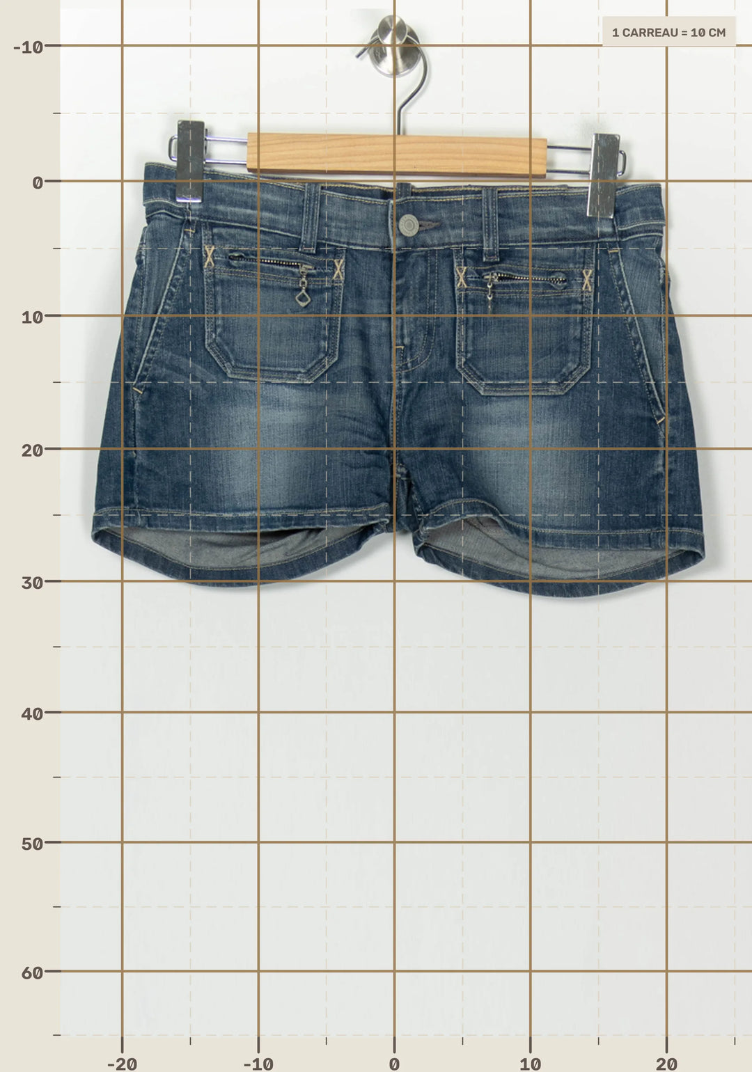 Short En Jean Bleu - Taille S/36 de la marque Levi&