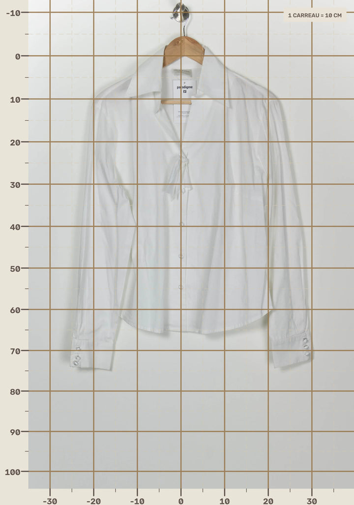 Chemise Cache-Cœur Blanche - Taille XXXL/46 de la marque Weill | PARAD126622 - Vendu par Paradigme - Image 4