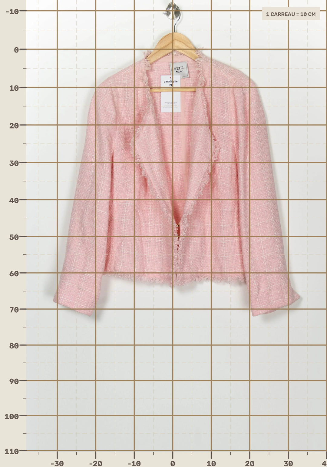 Veste Courte Rose - Taille XXXL/46 de la marque Weill | PARAD126625 - Vendu par Paradigme - Image 4