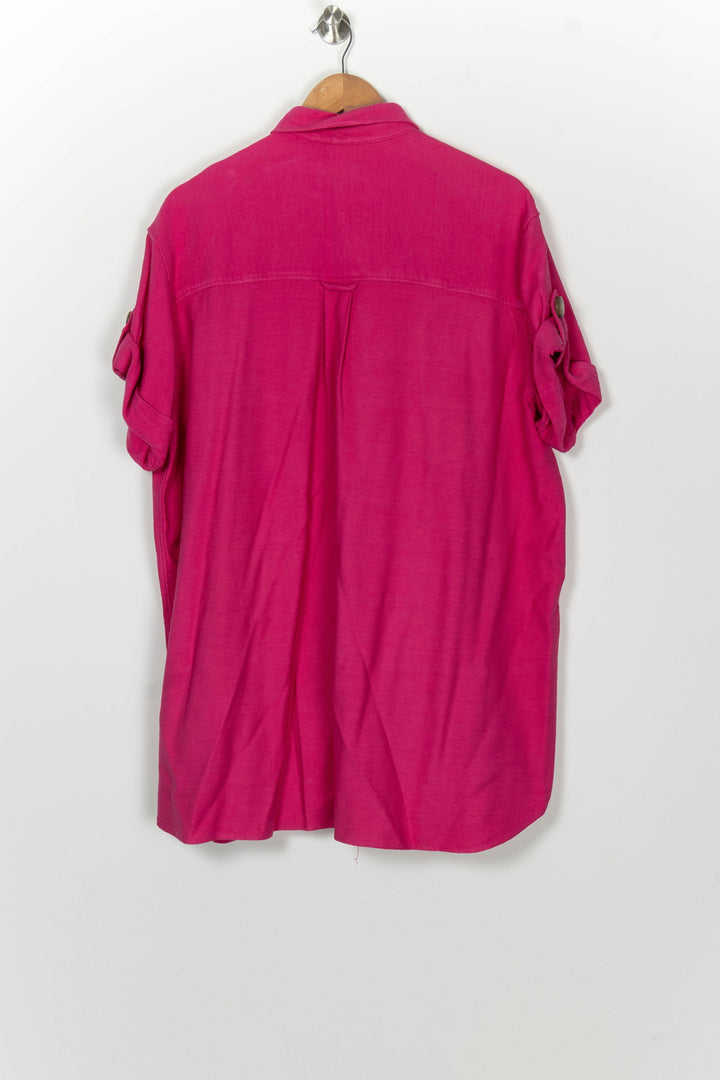 Robe Chemise Rose - Taille M/38 de la marque Sézane | PARAD126633 - Vendu par Paradigme - Image 5