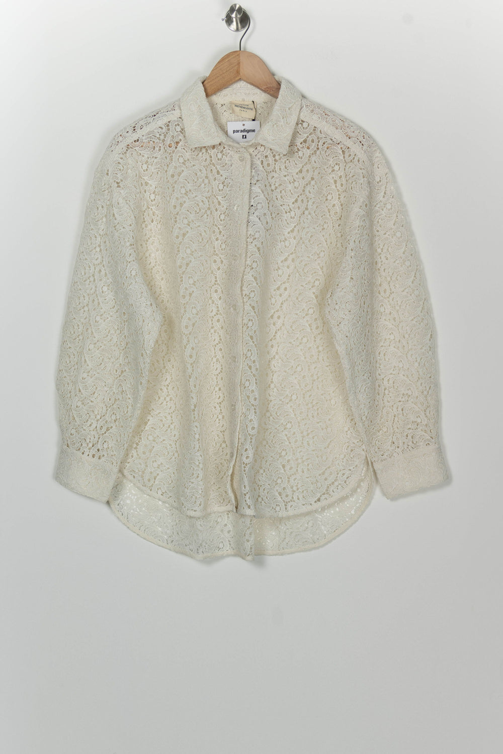 Veste en Dentelle Beige - Taille L/40 de la marque Petite Mendigote | PARAD126635 - Vendu par Paradigme - Image 2