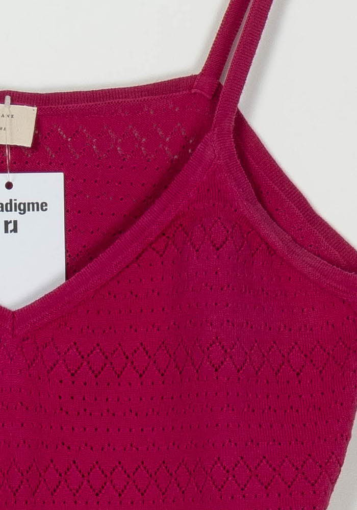 Débardeur Rose - Taille L/40 de la marque Sézane | PARAD126637 - Vendu par Paradigme - Image 3
