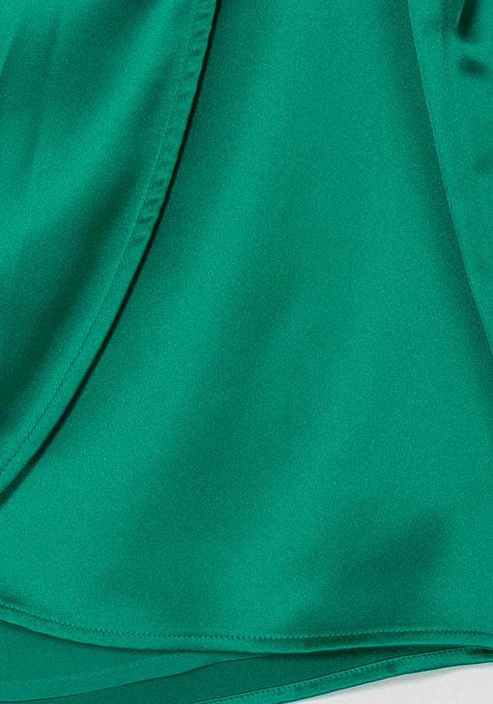 Jupe Portefeuille Verte - Taille L/40 de la marque Petite Mendigote | PARAD126638 - Vendu par Paradigme - Image 3
