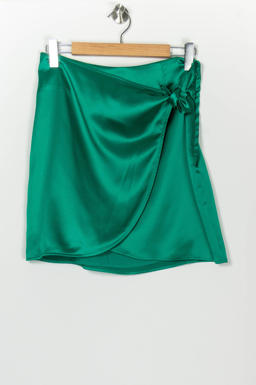 Jupe Portefeuille Verte - Taille L/40 de la marque Petite Mendigote | PARAD126638 - Vendu par Paradigme - Image 2