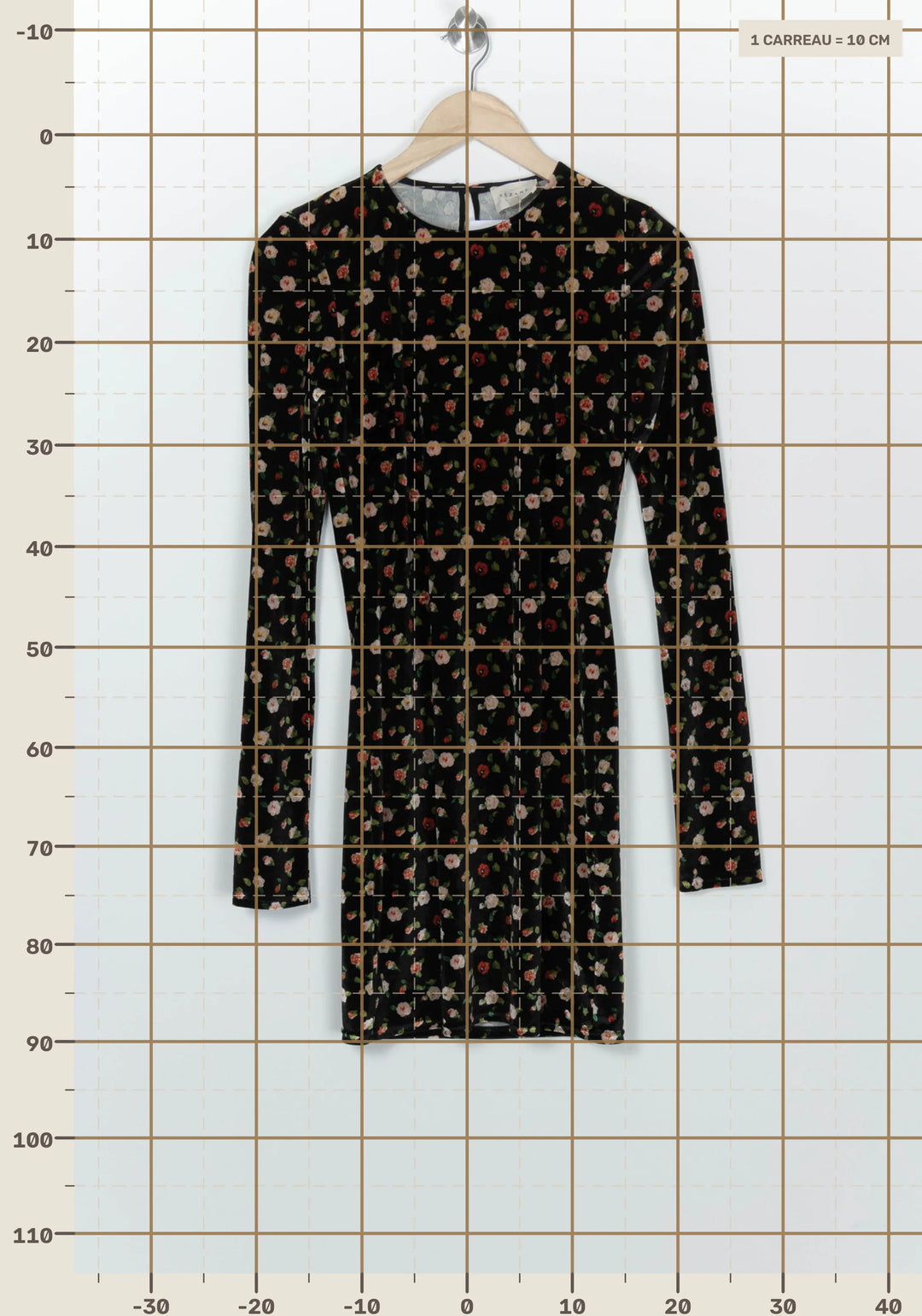 Robe Courte Noire - Taille L/40 de la marque Sézane | PARAD126640 - Vendu par Paradigme - Image 4