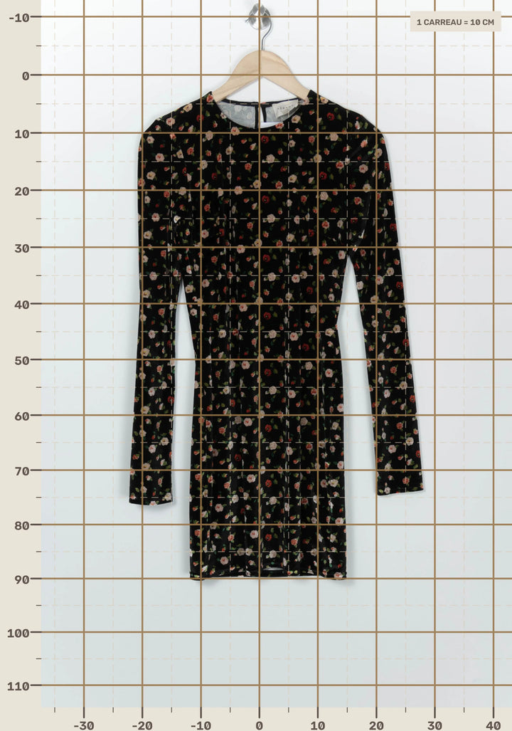 Robe Courte Noire - Taille L/40 de la marque Sézane | PARAD126640 - Vendu par Paradigme - Image 4
