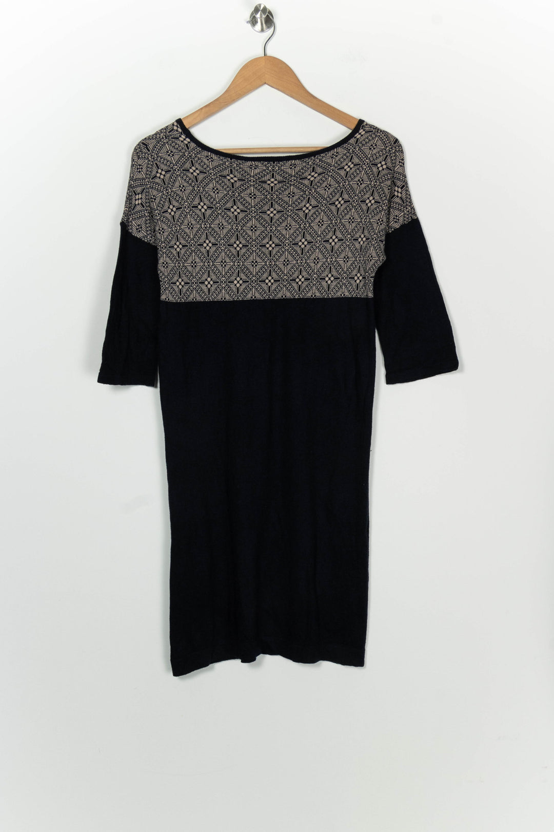 Robe Courte Noire et Beige - Taille S/36 de la marque Sessùn | PARAD126655 - Vendu par Paradigme - Image 5