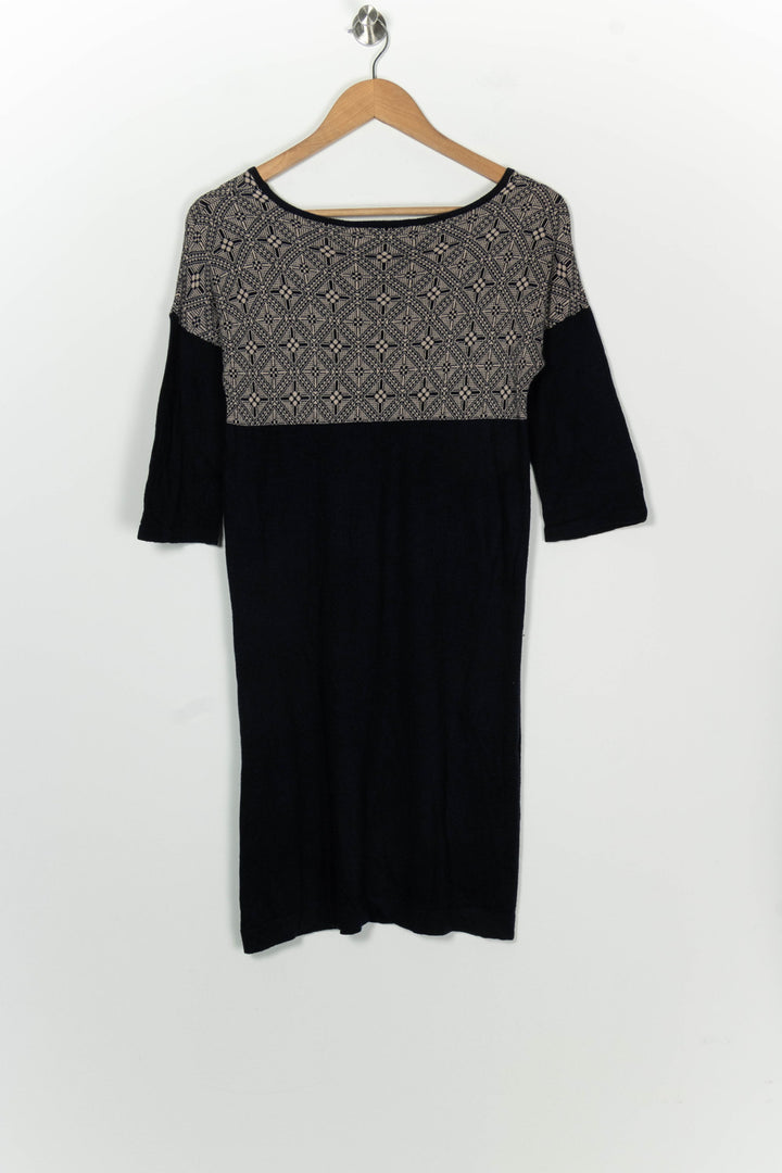 Robe Courte Noire et Beige - Taille S/36 de la marque Sessùn | PARAD126655 - Vendu par Paradigme - Image 5