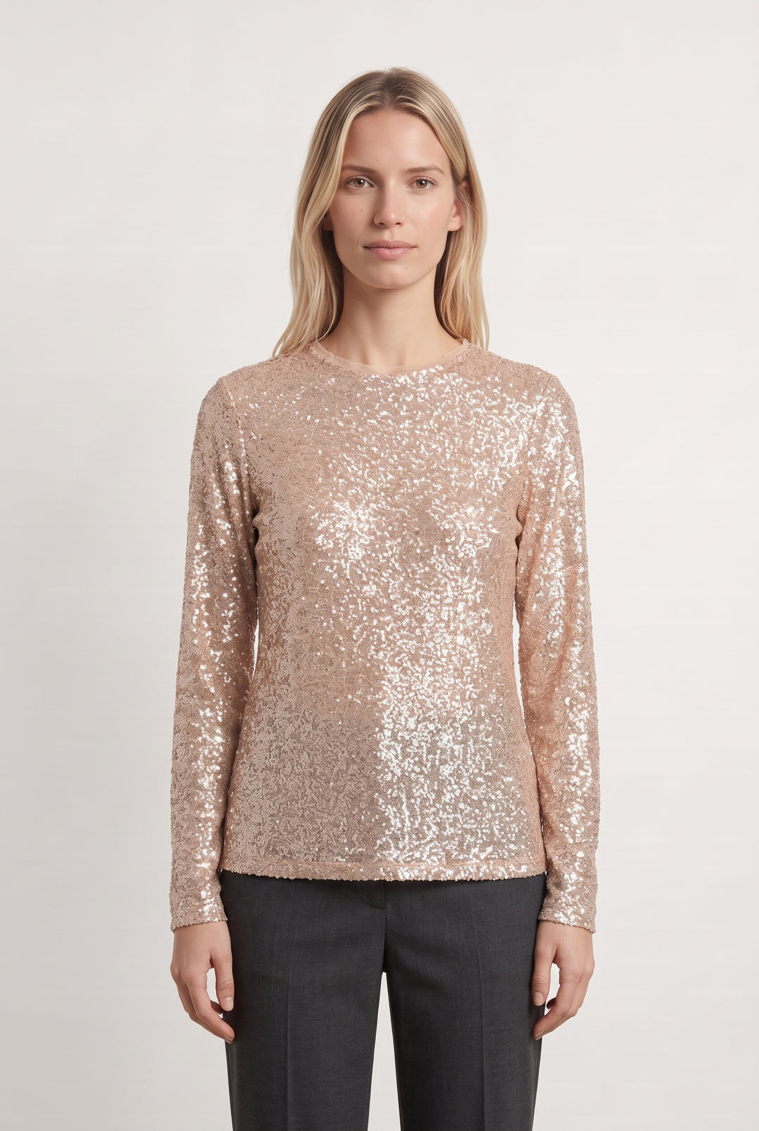 Haut à sequins rose - Taille S/36 de la marque Sézane | PARAD126657 - Vendu par Paradigme - Image 1