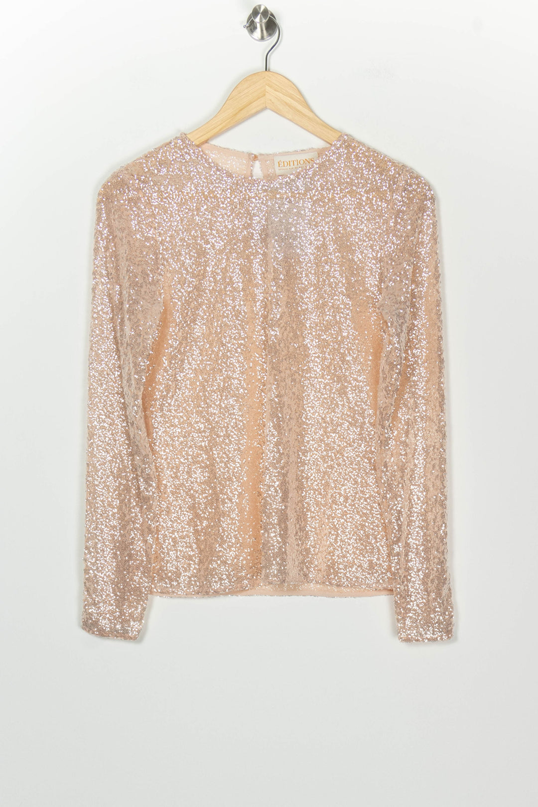 Haut à sequins rose - Taille S/36 de la marque Sézane | PARAD126657 - Vendu par Paradigme - Image 2