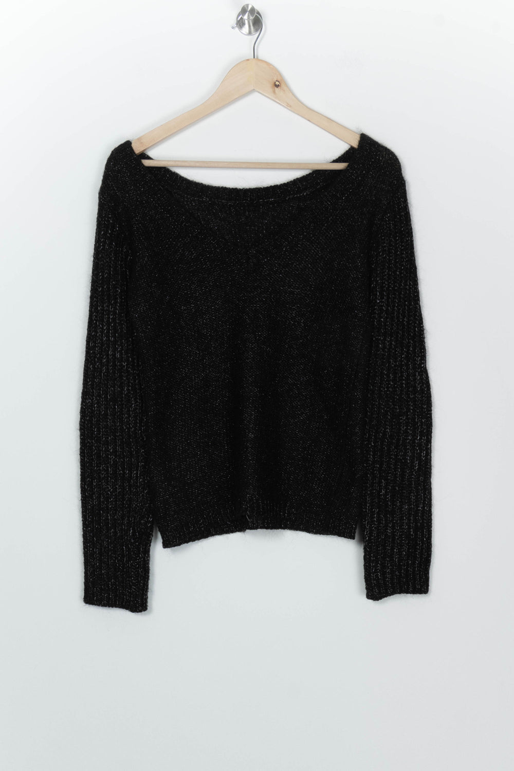 Pull Noir - Taille S/36 de la marque IKKS | PARAD126658 - Vendu par Paradigme - Image 2