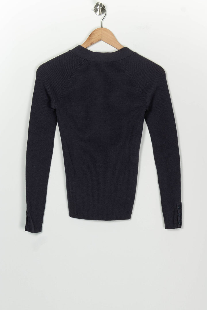 Pull Bleu Marine - Taille XS/34 de la marque Comptoir des Cotonniers | PARAD126662 - Vendu par Paradigme - Image 5