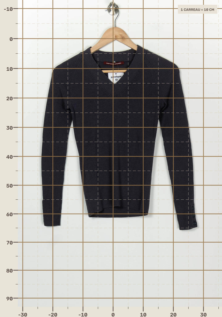 Pull Bleu Marine - Taille XS/34 de la marque Comptoir des Cotonniers | PARAD126662 - Vendu par Paradigme - Image 4