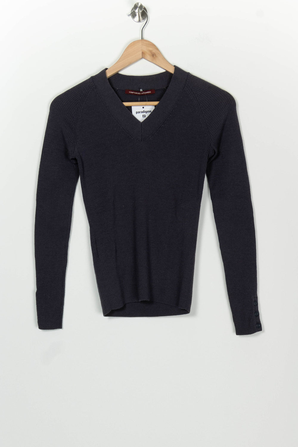 Pull Bleu Marine - Taille XS/34 de la marque Comptoir des Cotonniers | PARAD126662 - Vendu par Paradigme - Image 2
