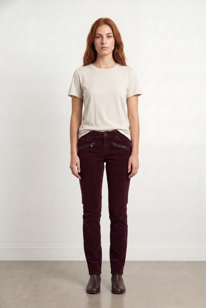 Pantalon Bordeaux - Taille S/36 de la marque Zadig&amp;Voltaire | PARAD126663 - Vendu par Paradigme - Image 1