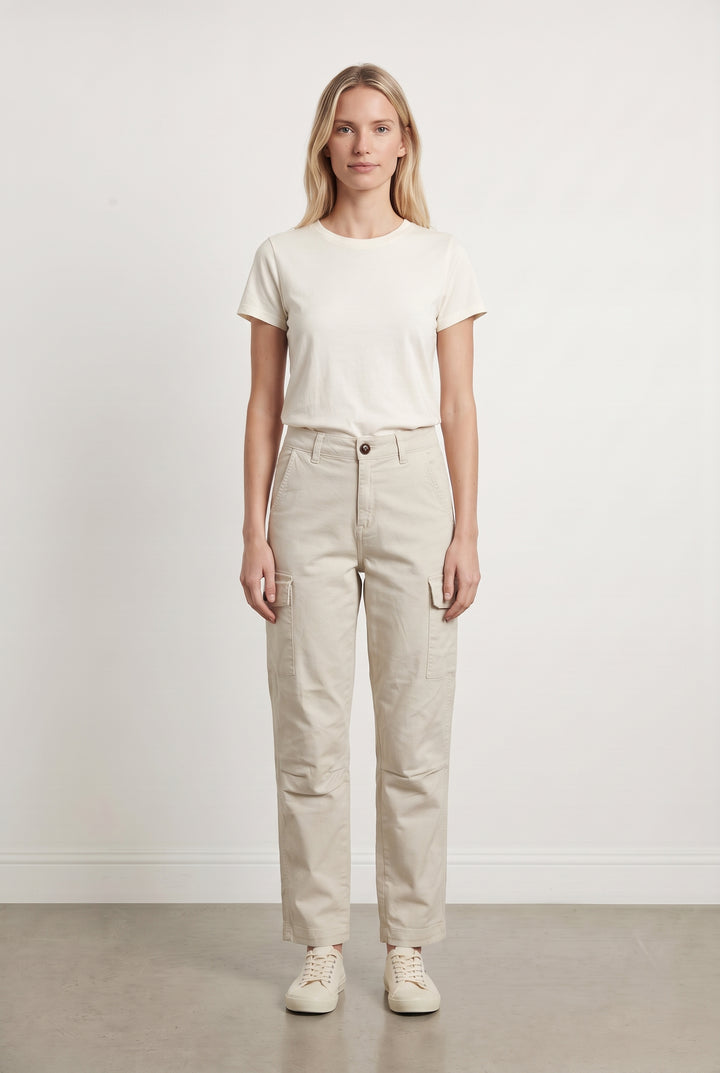 Pantalon Cargo Beige - Taille S/36 de la marque Sud express | PARAD126665 - Vendu par Paradigme - Image 1