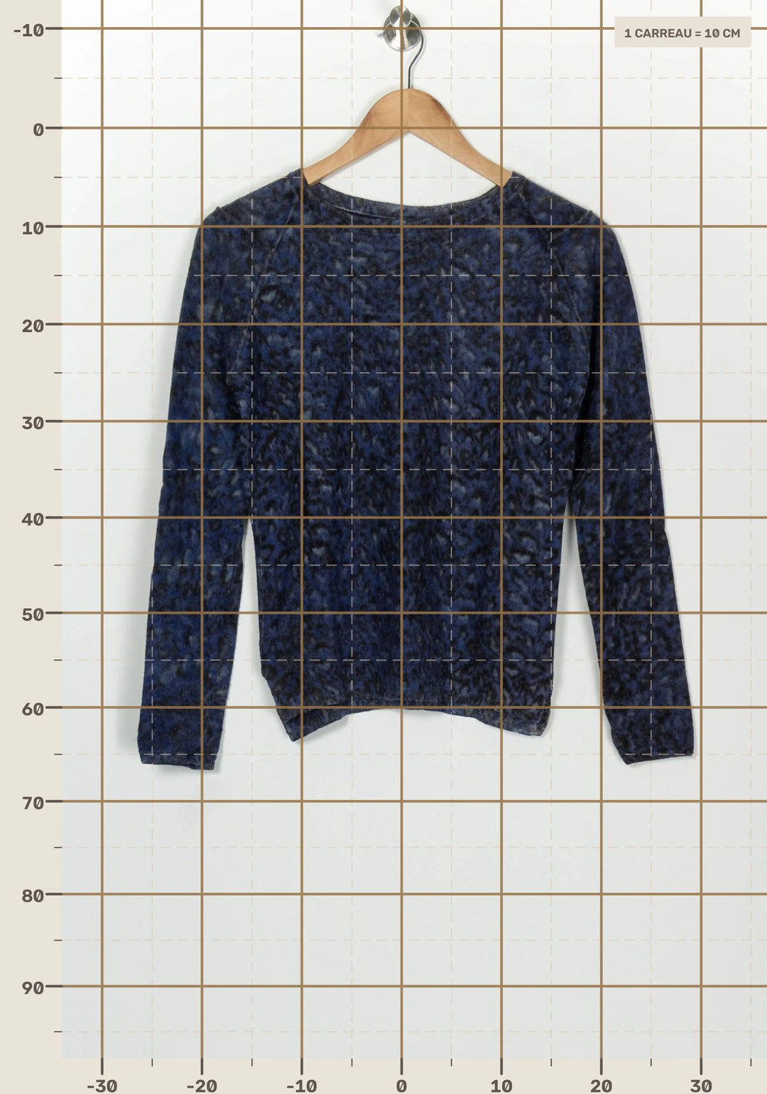 Pull Bleu et Noir - Taille S/36 de la marque Zadig&amp;Voltaire | PARAD126666 - Vendu par Paradigme - Image 4
