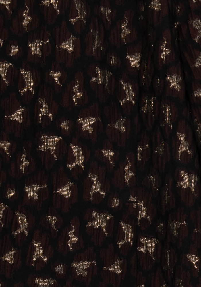 Veste Bomber Marron et Dorée - Taille S/36 de la marque I.Code | PARAD126668 - Vendu par Paradigme - Image 3
