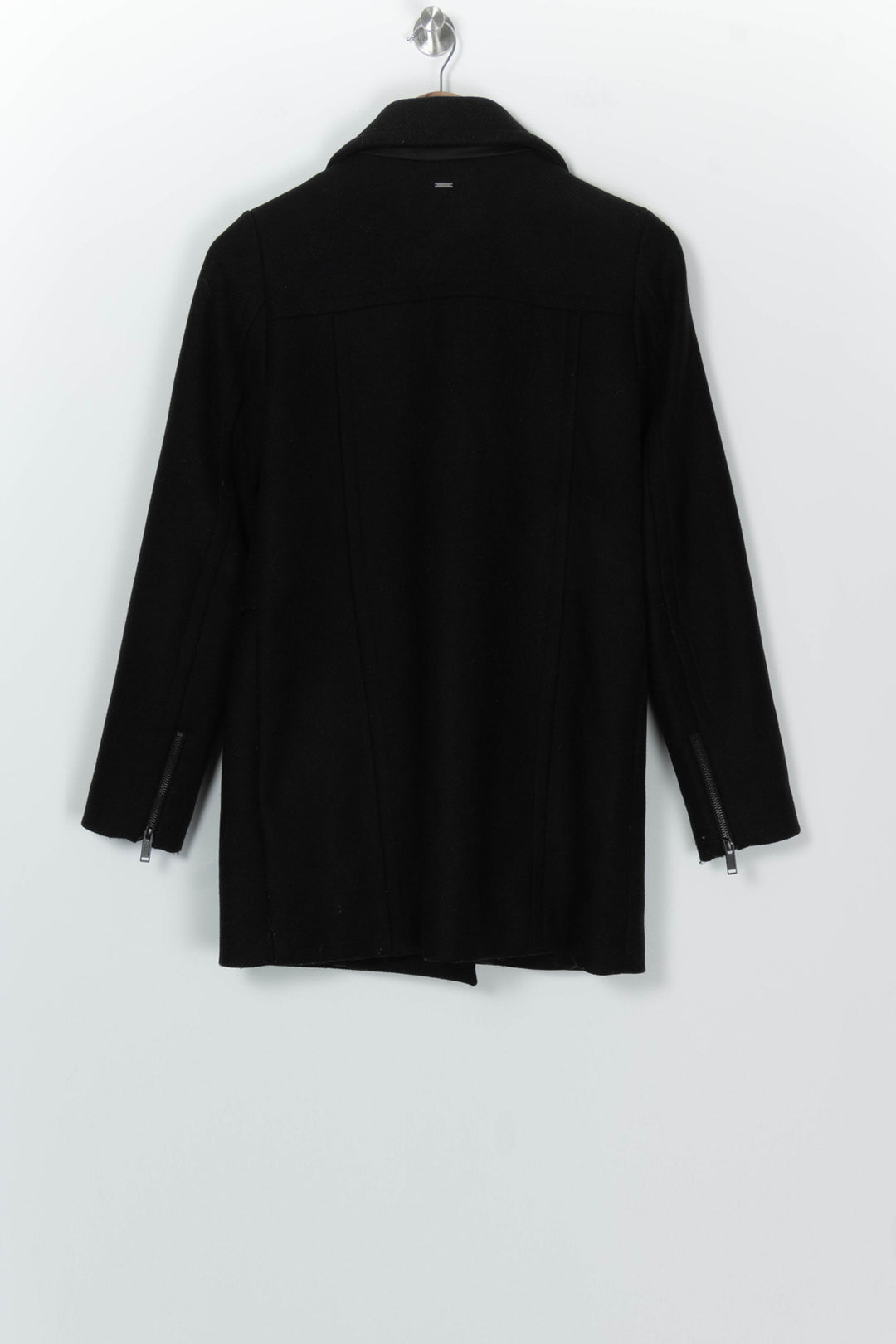 Manteau Croisé Noir - Taille S/36 de la marque IKKS | PARAD126669 - Vendu par Paradigme - Image 5