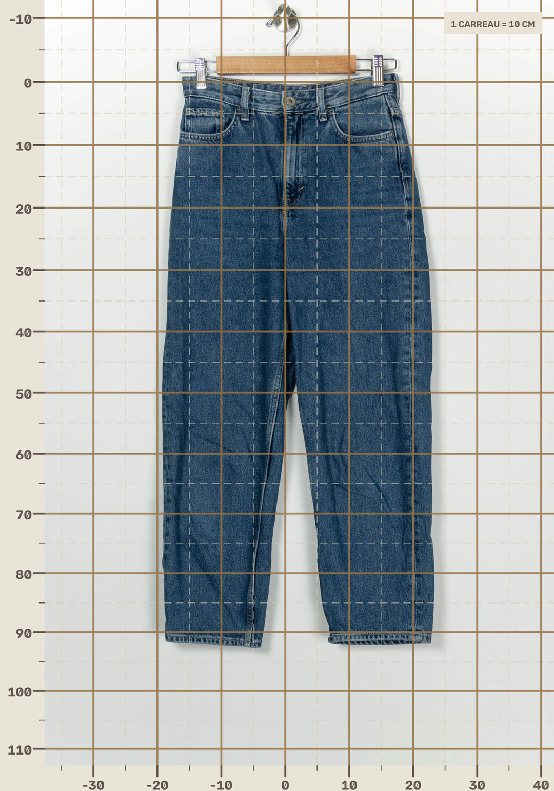 Jean Droit Bleu - Taille S/36 de la marque COS | PARAD126672 - Vendu par Paradigme - Image 4