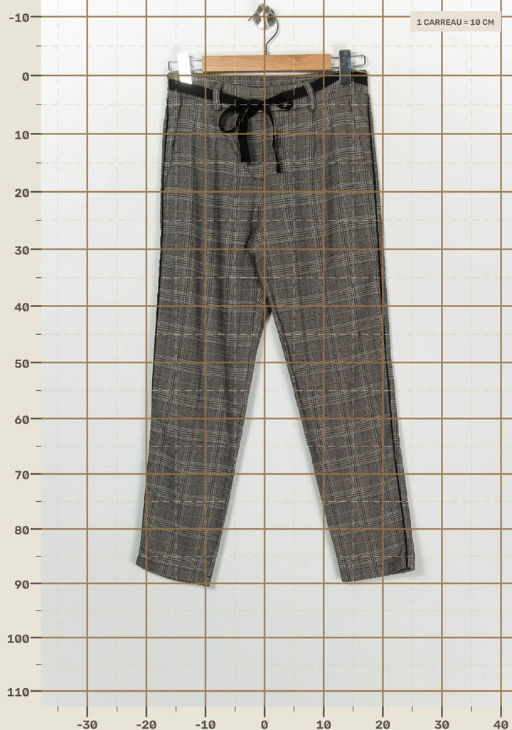 Pantalon Gris et Marron - Taille S/36 de la marque La Fée Maraboutée | PARAD126673 - Vendu par Paradigme - Image 4